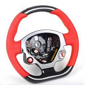 Volant en fibre de carbone véritable pour Ferrari 458 488, compatible avec les pièces sportives en carbone, références 87711800, 87716400, 342281, 341768 - Product Image 4