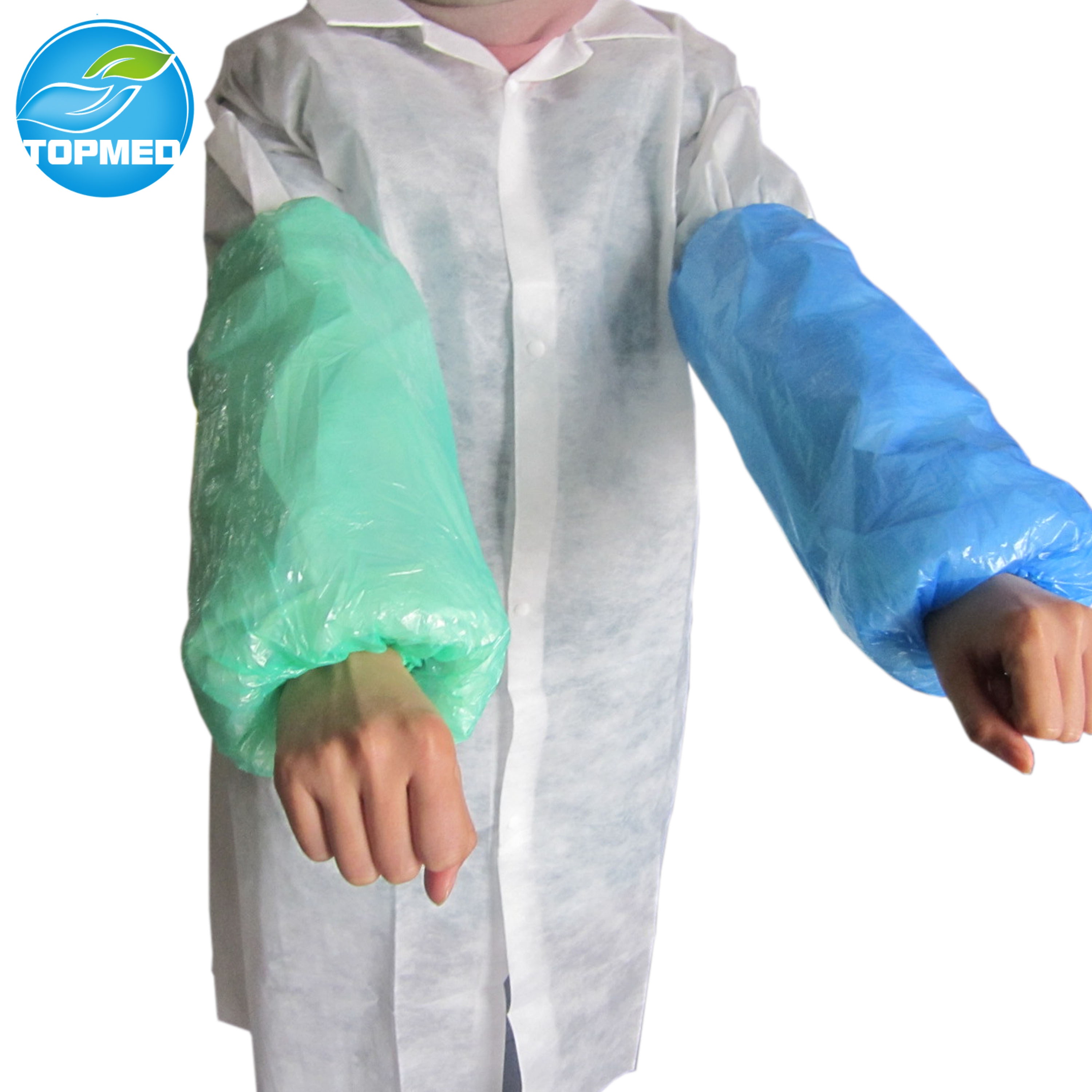 Пылезащитный полиэтиленовый цветной нарукавник хирургический рукав чехол с водонепроницаемыми пластиковыми защитными рукавами чехол