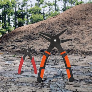 2-इन-1 दोहरे उद्देश्य वाले छोटे शाफ्ट सर्कस, आंतरिक बाहरी छेद बाफल क्लैंप मीट्रिक माप प्रणाली स्टील प्लास्टिक मोल्डिंग - Product Image 2