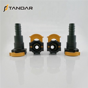 ข้อต่อพลาสติกแบบเร็ว SAE <span class=keywords><strong>3</strong></span>/8"-9.49mm-ID8mm สำหรับระบบสายเชื้อเพลิงรถยนต์ ท่อไนลอน ท่อยาง อะแดปเตอร์ข้อต่อ - Product Image 3