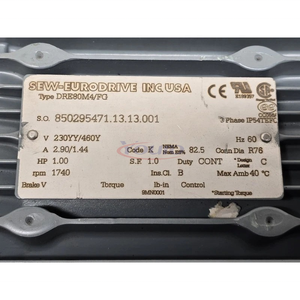 มอเตอร์ AC รุ่น DRE80M4/FG ของแท้ใหม่ 100% สำหรับการใช้งานในอุตสาหกรรม - Product Image 5