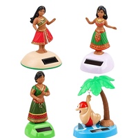 Figurine en plastique de conception mignonne, jouets de danse à énergie solaire, tableau de bord de voiture, figurine de danse, bureau, table, décor tremblant
