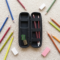 Étui à crayons GAODA personnalisé, grand, avec fermeture éclair, cool, en EVA, imperméable, durable, pour adolescents, élégant, pour les voyages et le camping