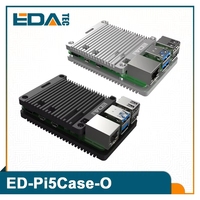 Boîtier en aluminium ouvert à refroidissement passif GGDX Raspberry Pi Ed-pi5case-o 5 X 2