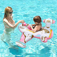 Swimbobo bébé anneau de bain rose en plein air été pistolet à eau jouer avion gonflable enfants siège flotteur pour piscine enfants