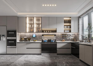 Muebles de Cocina Modernos Blancos con Diseño Gratuito, Conjunto de Muebles Todo en Uno que Incluye Fregadero, Suministro de China - Product Image 6