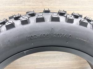 Pneu pliable pour vélo électrique et trottinette électrique 20x4.0, 16x4.0, 26x4.0, avec talon en Kevlar et talon rigide en fil métallique, OEM - Product Image 6