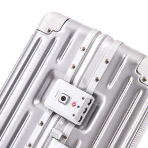 New 24 inch large travel luggage with durable stainless steel ABS PC pole aluminum frame luxury luggage - Product Image 5