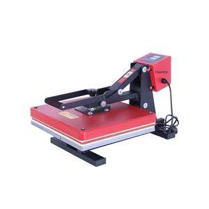 Presse à chaud pour T-shirts 38x38cm (15x15 po) de style tiroir européen <span class=keywords><strong>rouge</strong></span> pour sublimation et impression de vêtements en atelier - Product Image 2