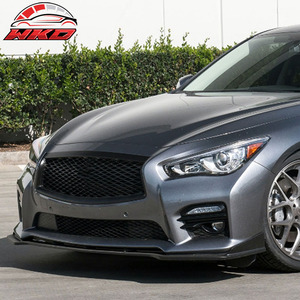 เหมาะสำหรับอินฟินิตี้ คิว 50 คิว 50 เอส สปอร์ต 14-17 3 ชิ้นสปอยเลอร์กันชนหน้าแบบไม่ทำสี ABS อุปกรณ์ตกแต่งภายนอกคุณภาพสูง - Product Image 2