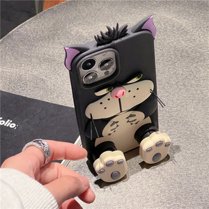 Funda protectora Lucifer Cat <span class=keywords><strong>Pop</strong></span>-<span class=keywords><strong>Socket</strong></span> para <span class=keywords><strong>iPhone</strong></span> 17 16 15 14 13 12 <span class=keywords><strong>11</strong></span> <span class=keywords><strong>Pro</strong></span> Max <span class=keywords><strong>Pro</strong></span> Plus funda de silicona para teléfono a prueba de caídas - Product Image 4