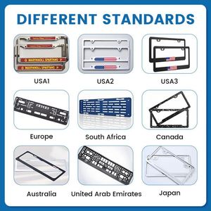 Stainless Steel Car Accessories 2026 Custom Design License Plate <b>Frame</b> for USA - Product Image 6