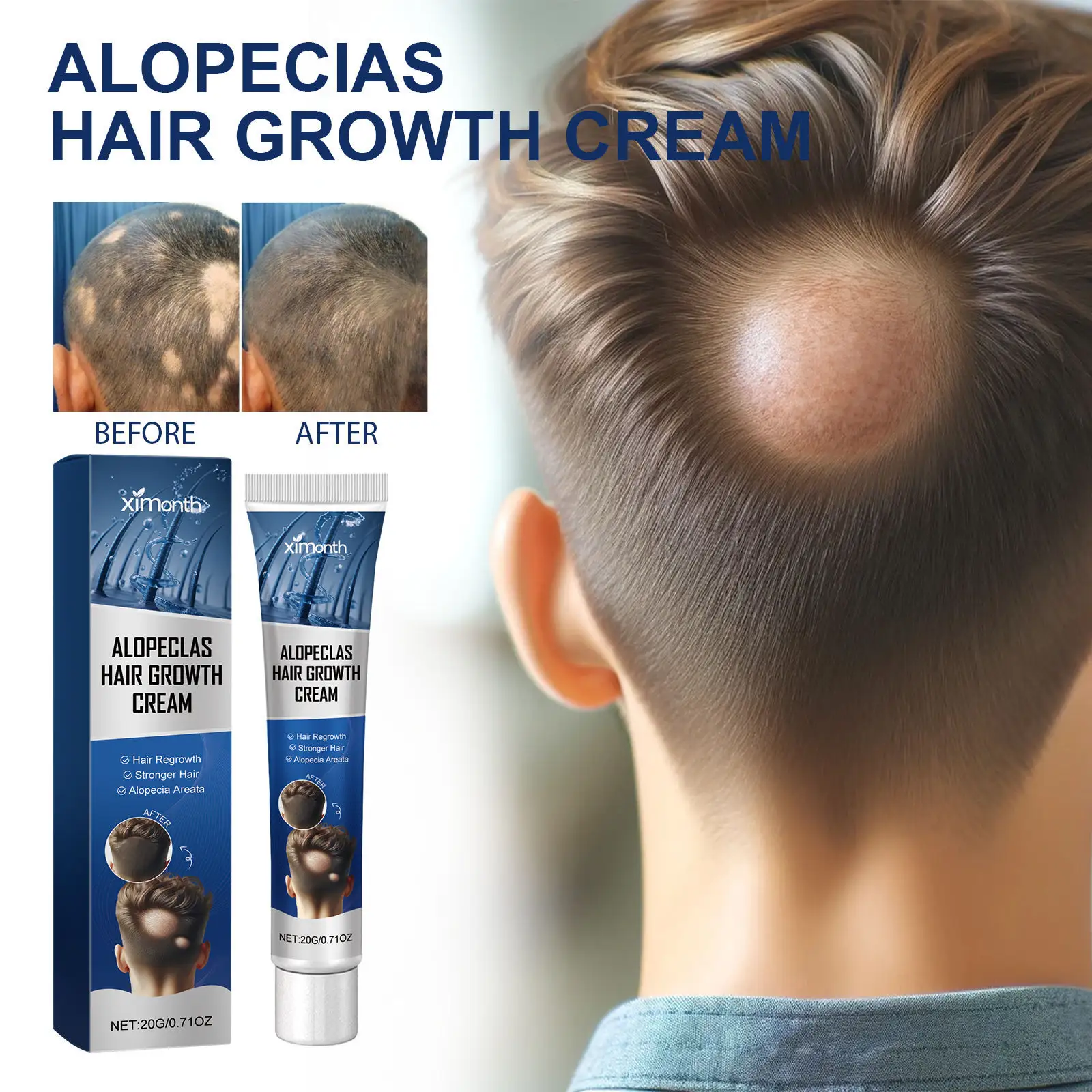 Hoegoa Großhandel natürliches kräuterförmiges Ingwer-Anti-Haarausfall-Steuerungs-Haarwachstums-Creme starke wirksame Haarpflege-Creme