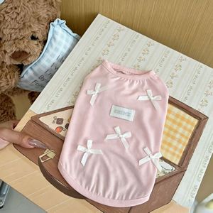 Ropa para perros estilo Instagram, chaleco fino y fresco de verano, ropa sencilla de color liso para gatos, Bichones y perros Teddy. - Product Image 3
