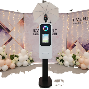 KINGSUN HY-DSLR05/IPB Selfie Booth 2026 Newest Built-in Printer Metal RGB Light Ipad DSLR USB/Bluetooth/Wi-Fi 1-10 People Rental - Product Image 1