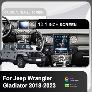 New 12.1" Vertical Screen for Jeep Wrangler JL 2018 2023 Multimedia Android Car Radio <b>Auto</b> Carplay Navigation Headunit Monitor - Product Image 3