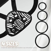 Arnés Ultraelástico Antpop 100% Impermeable con Dildo Enorme y Suave, Vibrador, Juguete Sexual para Mujeres y Parejas SPT-0036