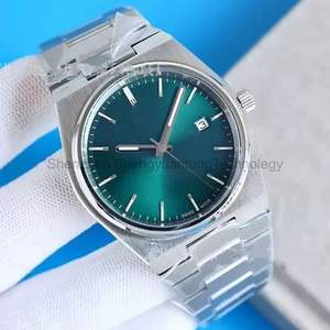 Montre automatique élégante unisexe pour affaires, mouvement en acier inoxydable, résistante à l'eau, affichage du cadran - Product Image 3