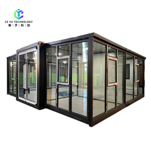 Casa Contenedor Expandible de Doble Ala de Construcción Rápida, 20ft 40ft, Casa Modular de <span class=keywords><strong>Panel</strong></span> Sándwich para Hotel, Dormitorio, Oficina, Villa - Product Image 6