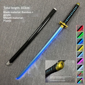 Espadas de Juguete de Plástico con Luz LED de Anime Tokitou Muichirou, No Afiladas, Seguras, con Atomización, para Niños - Product Image 2