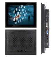 Moniteur industriel à liaison optique lisible en plein soleil, IP65, étanche à l'avant, haute luminosité, écran LCD robuste