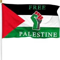 Drapeau et bannière imprimés Palestine 3x5 pieds 100% polyester, prix plus bas et qualité supérieure