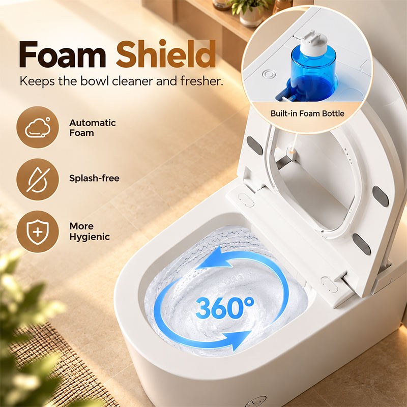 Sampling Method Remote Sensing Modern Smart Bidet Toilet One Piece Ceramic Floor Mounted with Heated ...