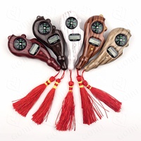 Compteur électronique de Tasbih musulman en gros d'usine, compteur numérique avec boussole, chapelet de perles Tasbeeh couleur bois