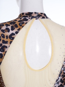 Justaucorps de danse pour femme, asymétrique, à une manche, avec franges et découpe dorsale, pour performance scénique contemporaine, sur mesure - Product Image 4