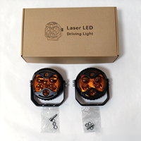 Phare de travail LED 60W 5 pouces pour pare-chocs avant, éclairage latéral, feux de jour DRL, lampes de travail rondes LED, lumière ambre pour tracteur et tout-terrain