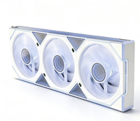 Ventilateurs de boîtier PC ARGB 120 mm, interface 6 broches, dissipateur thermique en plastique, roulement fluide, refroidisseur de processeur haute efficacité pour ordinateur