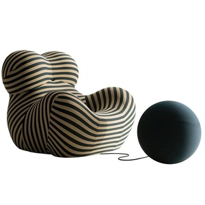 Divano Moderno Nordico Confortevole in Pelle Regolabile con Colore e Dimensioni Personalizzabili - Product Image 1