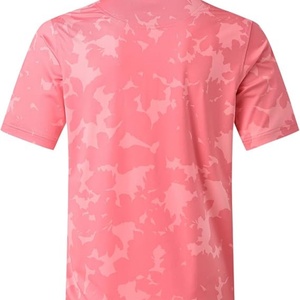 Camiseta Deportiva Urbana de Moda, Tejida, Transpirable, de Manga Corta, Camiseta de Golf de Secado Rápido, Informal, Estampada para Hombre - Product Image 5