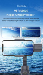 Gimbal Ponsel Pintar OEM ODM F10 Pro Penstabil Kamera Gimbal Pelacak AI Cerdas Penstabil Video untuk Ponsel - Product Image 5