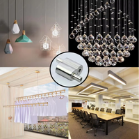 Attache-câble durable à double boucle de verrouillage pour suspension sécurisée de luminaires suspendus au plafond, d'écrans et d'applications de câblage