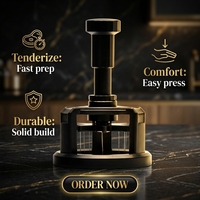 Aiguille de distribution de café rotative réglable en acier inoxydable, outil WDT, distributeur d'espresso avec poignée en plastique ABS anti-agglomération