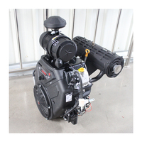 EFI Technology V Doppel Doppel zylinder Mini 4-Takt Benzinmotor für die Landwirtschaft Rasenmäher Generator Maschinen Elektro start