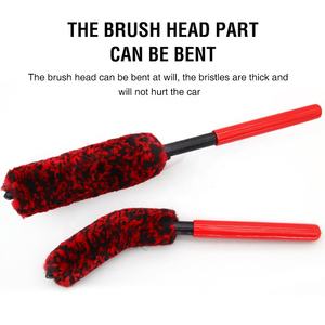 3 шт зубные щетки с мягкой щетиной для жениха губка для мытья автомобиля с подробным описанием набор кистей колеса щеточная машинка щетка для шин Обод колеса автомобиля набор очищающих салфеток - Product Image 5