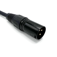 Gaine en PVC de qualité sonore supérieure personnalisée XLR mâle à femelle 3PIN câble de Microphone équilibré pour l'enregistrement en studio blindage de tresse
