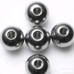 Sfere Metalliche in Acciaio Inossidabile AISI 304/316 Personalizzabili con Fori Filettati o Forati - Product Image 2