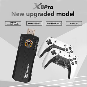 X8 Pro Game Stick 4K 46 Emulador TV Stick con Dos Controles Inalámbricos 30000 Juegos Mini TV <span class=keywords><strong>Gamestick</strong></span> - Product Image 4