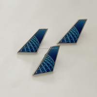 Broche en métal personnalisée en alliage de zinc pour étiquette de queue, vente en gros