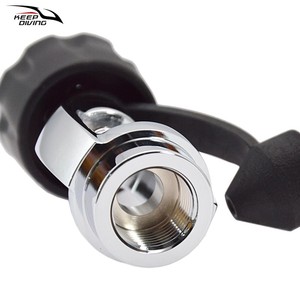 วาล์วถังอากาศดำน้ำแบบสกูบา G5/8 ข้อต่อเร็ว Din To Yoke Adapter แรงดันสูง สแตนเลสสตีล - Product Image 3