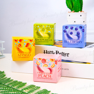 Crema Facial Antienvejecimiento con Frutas: Arándanos, Mango, Melocotón, Kiwi y Perilla, Loción Natural para el Cuidado de la Piel, Hidratante y Blanqueadora - Product Image 1