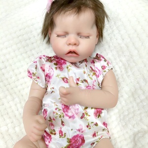 Muñeca de Silicona Realista R&B, <span class=keywords><strong>Mini</strong></span> Muñeca Pintada a Mano, Muñeca <span class=keywords><strong>Reborn</strong></span> para Niña, Muñecas <span class=keywords><strong>Reborn</strong></span> Baratas - Product Image 5
