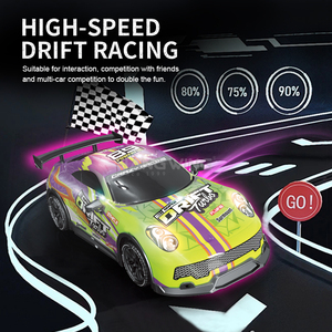 Coche de Control Remoto HW 2.4G de 5 Canales de Alta Velocidad, Coche Deportivo de Simulación Fluorescente, Modelo de Coche Eléctrico <span class=keywords><strong>RC</strong></span>, Juguete de Radiocontrol para Niños - Product Image 3