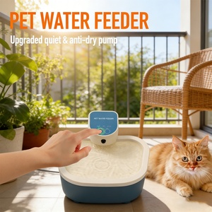 Automatic Cat <b>Dog</b> Drinking Fountain with LED Indicator Night <b>Light</b> Smart Pump Live Water Circulation Filter - Product Image 1