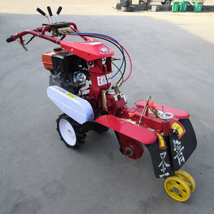 Multifunctional Farm <b>Cultivator</b> Gasoline Power Tiller Red 4 Wheel Drive For Plowing And Weeding - Product Image 3