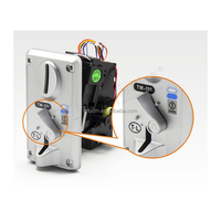 Selector de Monedas Plateado TL-131 para Máquina de Juegos con Función de Comparación de CPU, Tamaño de Moneda 22-28mm y Grosor 1.7-2.4mm, DC 12V, Enchufe Múltiple
