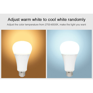 หลอดไฟ LED มิไลท์ 12W RGB+CCT E27 ระบบสมาร์ทโฮม เปลี่ยนสีได้ ควบคุมผ่านแอป - Product Image 2